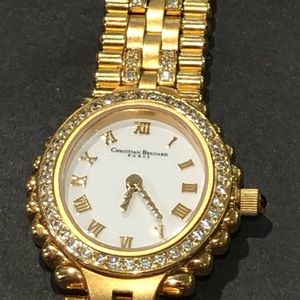 CHRISTIAN BERNARD SAPPHIRE CRYSTAL WATCH